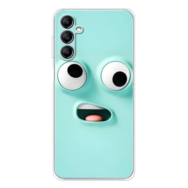 Чехол с рисунком «Забавное мятное лицо» для Samsung Galaxy M36 Чехол с рисунком «Забавное мятное лицо» для Samsung Galaxy M36