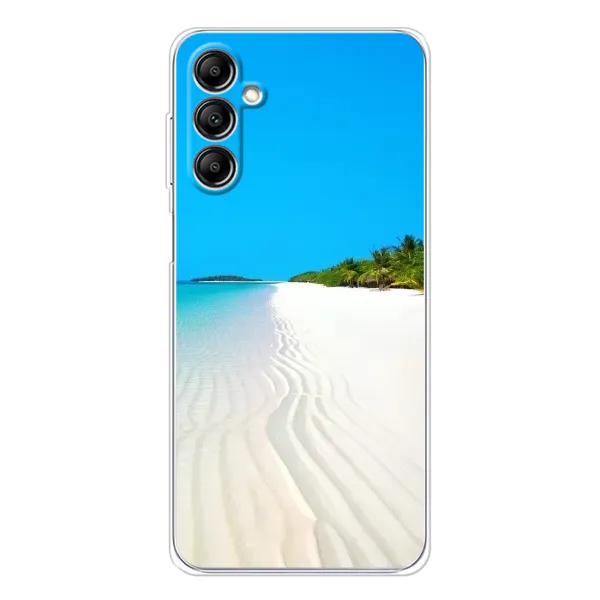 Чехол с рисунком «Море песок» для Samsung Galaxy M36 Чехол с рисунком «Море песок» для Samsung Galaxy M36