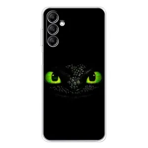 Чехол дракон Беззубик для Samsung Galaxy M36 (Глаза Беззубика)