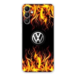 Чехол "Фольксваген" для Samsung Galaxy M36 (Огненный Лого)