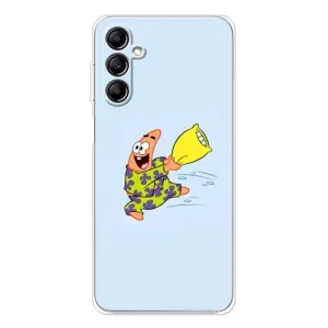 Чехлы с Патриком на Samsung Galaxy M36 (Патрик с подушкой)