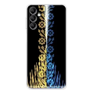 Силиконовый Чехол на Samsung Galaxy M36 (Патриотическая вышиванка)