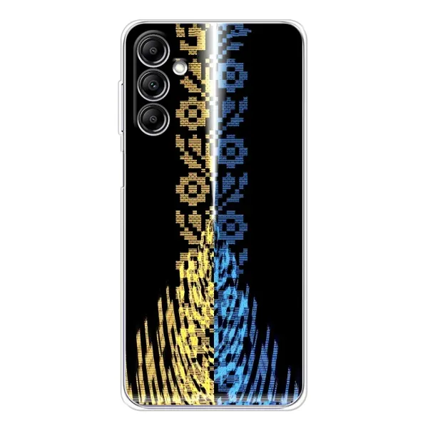 Чехол с рисунком «Патриотическая вышиванка» для Samsung Galaxy M36 Чехол с рисунком «Патриотическая вышиванка» для Samsung Galaxy M36