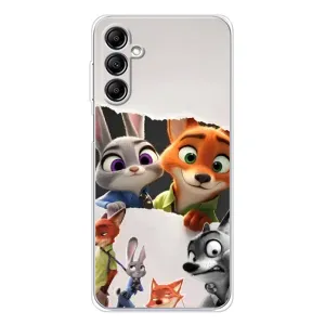 Силиконовый чехол с принтом Зоотрополіс для Samsung Galaxy M36 (Персонажи Зоо)
