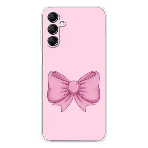 Чехол банты для Samsung Galaxy M36 (Розовый бантик)
