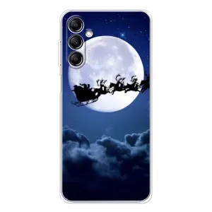 Чохол Санта Клаус для Samsung Galaxy M36 (Санта - місяць)