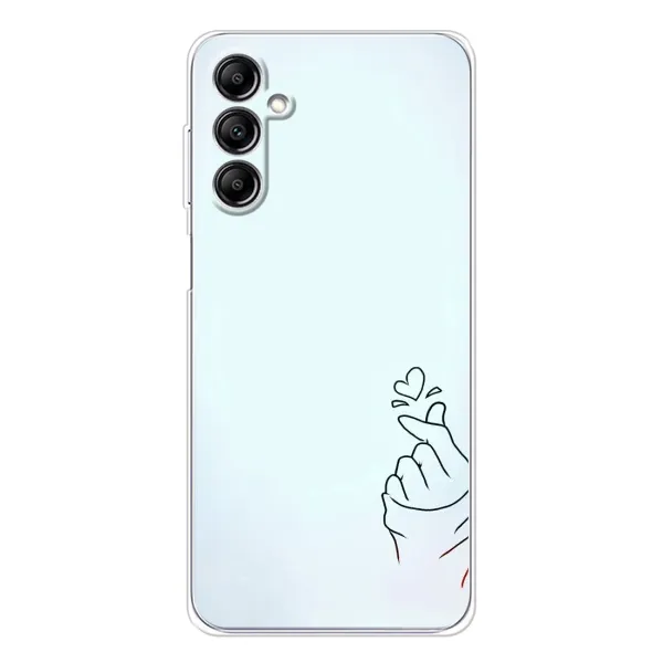 Чехол с рисунком «Сердце на голубом» для Samsung Galaxy M36 Чехол с рисунком «Сердце на голубом» для Samsung Galaxy M36