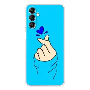 Чохол (Знак сердечка) для Samsung Galaxy M36 (Сердечко на синоьому)