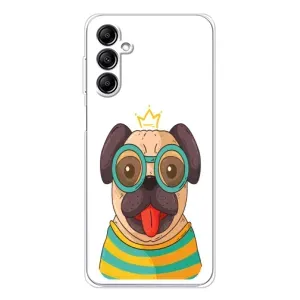 Бампер для Samsung Galaxy M36 з картинкою "Песики" (Собака Король)