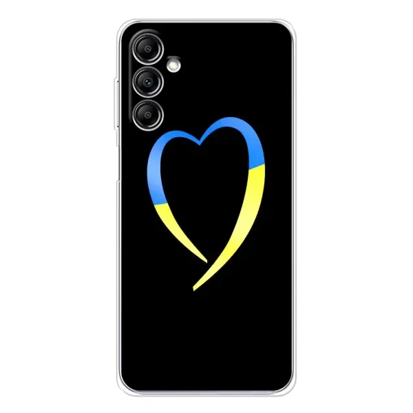 Чехол с рисунком «Украинское сердце» для Samsung Galaxy M36 Чехол с рисунком «Украинское сердце» для Samsung Galaxy M36