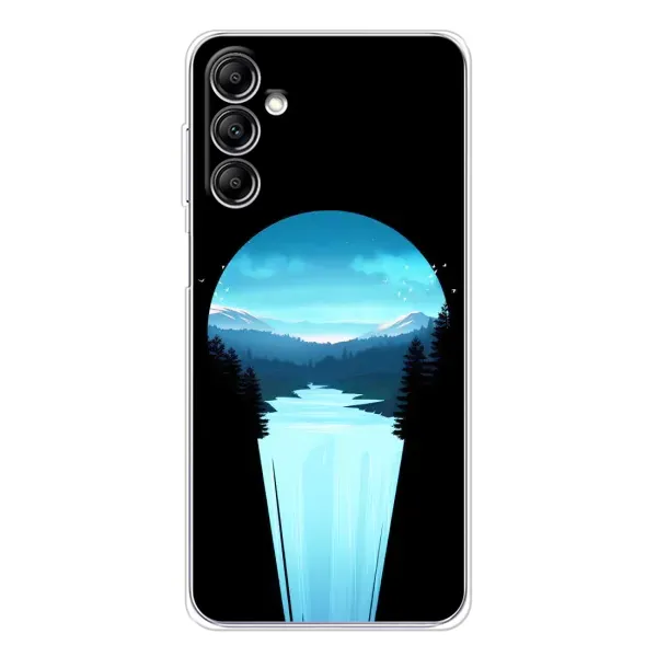 Чехол с рисунком «Синий Водопад» для Samsung Galaxy M36 Чехол с рисунком «Синий Водопад» для Samsung Galaxy M36