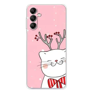 Чохол на тематику: Коти для Samsung Galaxy M36 (Зимовий кіт)