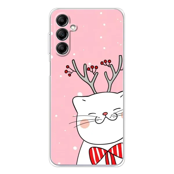 Чехол с рисунком «Зимний кот» для Samsung Galaxy M36 Чехол с рисунком «Зимний кот» для Samsung Galaxy M36