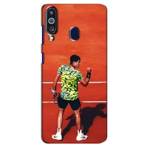 Чохли з прінтом Спортивна тематика для Samsung Galaxy M40 (Алькарас Тенісист)