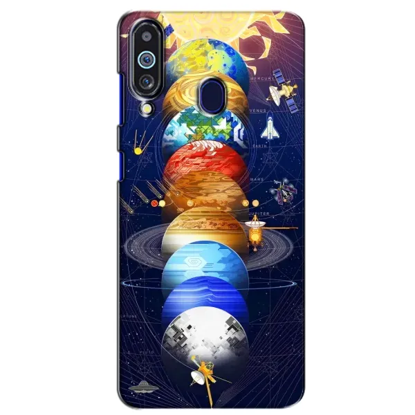 Чохол з малюнком «Арт планети» для Samsung Galaxy M40 Чохол з малюнком «Арт планети» для Samsung Galaxy M40