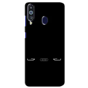 Силіконовий бампер з картинкою машини на Samsung Galaxy M40 (Сілует Audi)