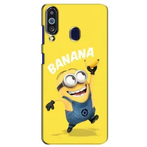 Мультяшный принт на Чехол для Самсунг М40 (Banana)