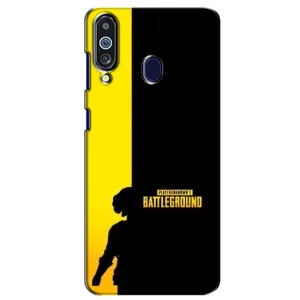Чохол (TPU) з картинкою "Лого Пабг" на Самсунг М40 (Battlegrounds)