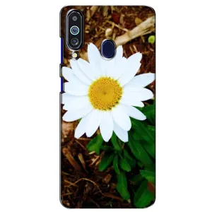 Чехол с ромашками на Samsung Galaxy M40 (Белая ромашка)