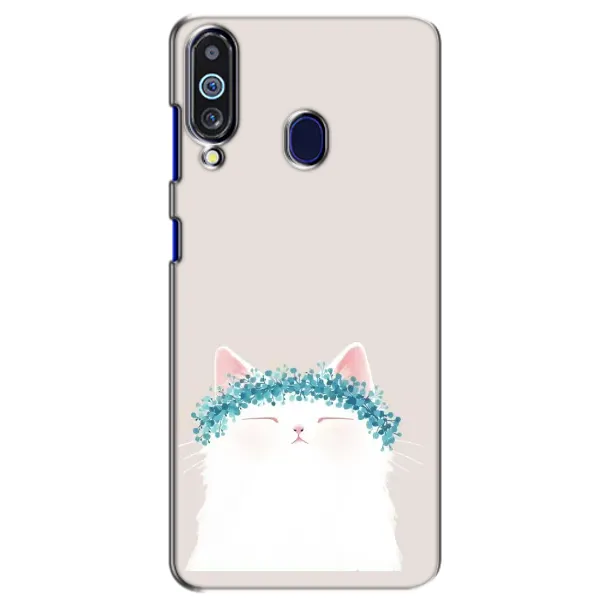 Чехол с рисунком «Белый котик» для Samsung Galaxy M40 Чехол с рисунком «Белый котик» для Samsung Galaxy M40