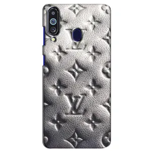 Текстурный Чехол Louis Vuitton для Самсунг М40 (Бежевый ЛВ)