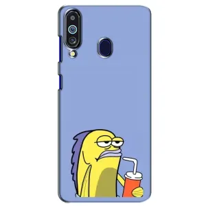Бампер с принтом Мемы для Samsung Galaxy M40 (Безразличие)