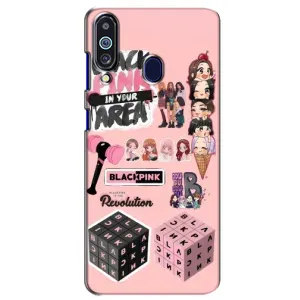 Чохли з картинкою для Samsung Galaxy M40 (BLACK PINK колаж)
