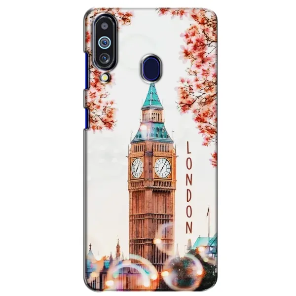 Чехол с рисунком «Часы Лондон» для Samsung Galaxy M40 Чехол с рисунком «Часы Лондон» для Samsung Galaxy M40
