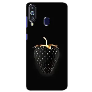 Чохол з зображенням смачної їжі для Samsung Galaxy M40 (Чорна полуниця)