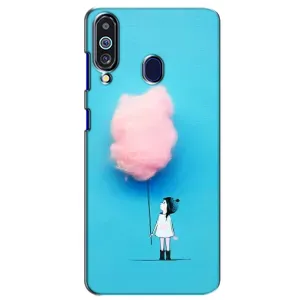 Девчачий Чехол для Samsung Galaxy M40 (Девочка с тучкой)
