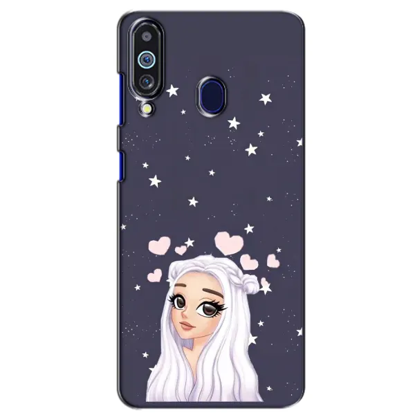 Чехол с рисунком «Девушка и сердечки» для Samsung Galaxy M40