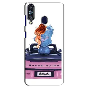 Силиконовый Чехол на Samsung Galaxy M40 с картинкой Стильных Девушек (Девушка на машине)