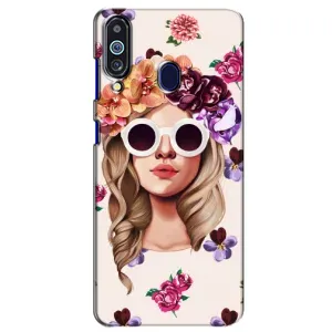Чехол с картинкой Модные Девчонки Samsung Galaxy M40 (Девушка в очках)