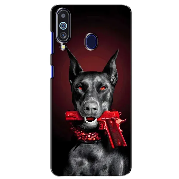 Чехол с рисунком «Доберман злой» для Samsung Galaxy M40