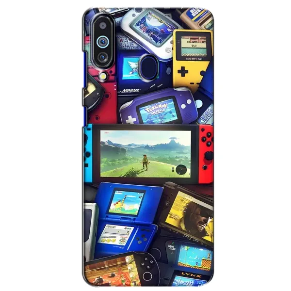 Чехол с рисунком «Джойстики» для Samsung Galaxy M40 Чехол с рисунком «Джойстики» для Samsung Galaxy M40