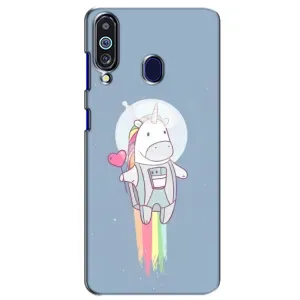 Чехол Unicorn на Samsung Galaxy M40 (Единорог космонавт)