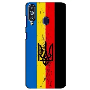 Чехлы УПА (Красно-Чёрный) на Samsung Galaxy M40 (Флаг УПА)