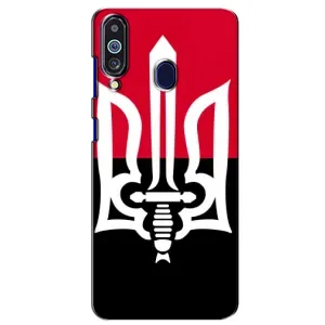 Чехлы УПА (Красно-Чёрный) на Samsung Galaxy M40 (Герб Украины)