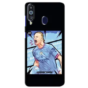 Чохли з принтом на Samsung Galaxy M40 Футболіст (гол Ерлінг Холанд)