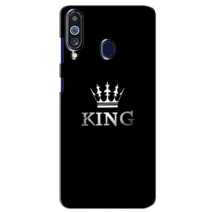 Чехол (Корона на чёрном фоне) для Самсунг М40 (KING)