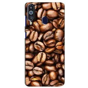 Чохол з зображенням смачної їжі для Samsung Galaxy M40 (Кава)