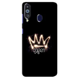 Чехол (Корона на чёрном фоне) для Самсунг М40 (Корона)