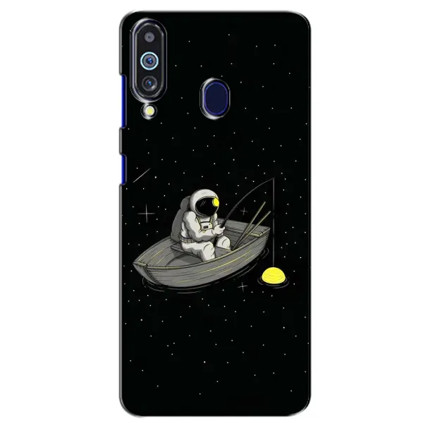 Чехол с рисунком «Космонавт на рыбалке» для Samsung Galaxy M40 Чехол с рисунком «Космонавт на рыбалке» для Samsung Galaxy M40