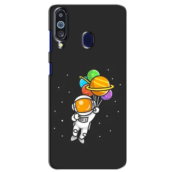 Чехол с рисунком «Космонавт с шариками» для Samsung Galaxy M40 Чехол с рисунком «Космонавт с шариками» для Samsung Galaxy M40