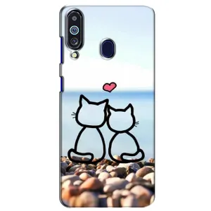 Силиконовые Чехлы Любимому человеку для Samsung Galaxy M40 (Котейки)
