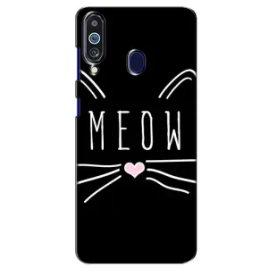Бампер з зображенням Котиків для Самсунг М40 (КОТИК MEOW)