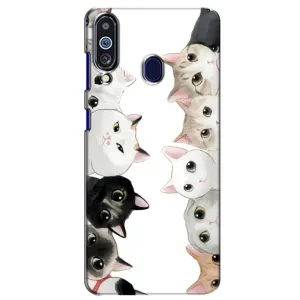Силіконовий чохол з котиком для Samsung Galaxy M40 (Коти)