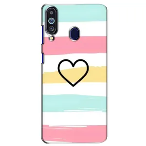 Чехлы с тематикой "Маленькие Сердечки" на Samsung Galaxy M40 (Красивое сердечко)