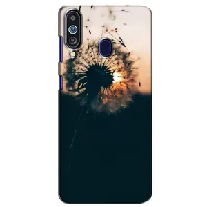 Силиконовый Чехол с одуванчиками на Samsung Galaxy M40 (Красивый одуванчик)
