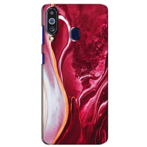Чохол з малюнком «Червоний мрамор» для Samsung Galaxy M40 Чохол з малюнком «Червоний мрамор» для Samsung Galaxy M40